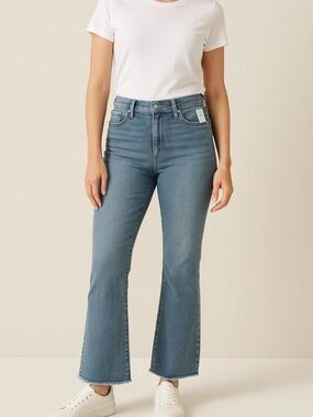 LOFT "The Kick Crop" High Rise Regular Size 31 (12) NWT